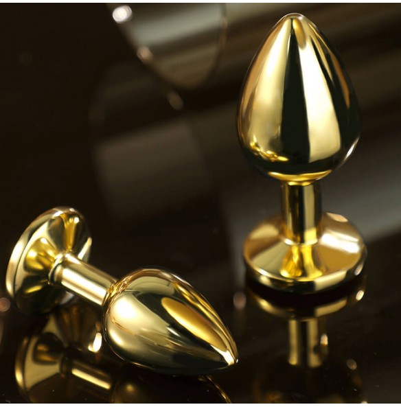 MizzZee - Gold Plated Diamond Anal Butt Plug (Small Size) MizzZee - Gold Plated Diamond Anal Butt Plug (Small Size)